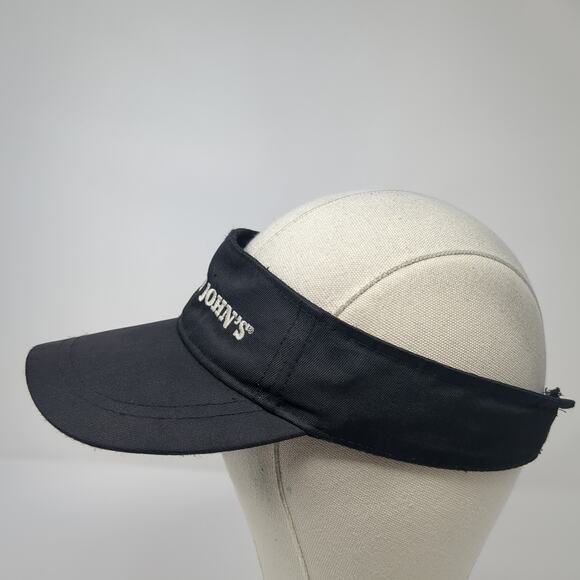 Jimmy John's Sun Visor Hat Black One Size Adjustable Lightweight Embroidered - Picture 3 of 8